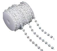 jiingekk Cadena de cuentas para collares, pulseras, joyas, manualidades, cuerda de cuentas para manualidades, accesorios de ropa, cadena de cuentas