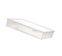 jiingekk Caja de almacenamiento apilable transparente de gran capacidad, organizador de documentos que ahorra espacio, contenedor de archivos para organizar gabinetes de escritorio, caja de archivos