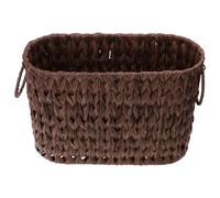 jiingekk Cesta de mimbre para papel higiénico con tapa para almacenamiento de baño, soporte decorativo multiusos para armario, estilos elegantes