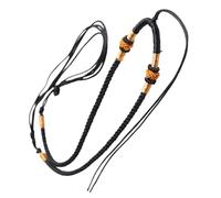 jiingekk Collar trenzado de longitud ajustable, cadena tradicional china, cuerda larga para uso diario, símbolo de paz, talla única, como se describe, como se describe