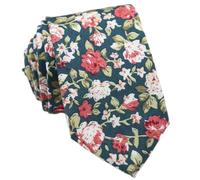 jiingekk Corbata de seda con diseño moderno de flechas para hombre, elegante, casual, patrón floral, corbata larga, accesorio de camisa de moda, elegante corbata con patrón floral, I, Taille unique