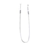 jiingekk Cordón de cable, cable de conector magnético, correa flexible, funciona con la mayoría de tapones para los oídos, resistente al desgaste, cordón para tapones para los oídos, color blanco