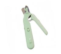 jiingekk Cortador de uñas para gatos con luz LED para perros grandes y pequeños, suministros de aseo suave para perros y gatos, recortador de uñas con LED