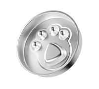 jiingekk Cuenco de alimentación lenta de metal para perros y gatos, laberintos antideslizantes, plato de comida para mascotas pequeñas, acero inoxidable, cuenco para perros