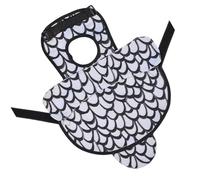 jiingekk Delantal impermeable para pollo, para gallinas, pluma, cómodo, chaleco protector de ala impreso, para la cría de aves de corral, cómodos sillines de pollo