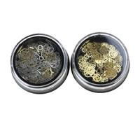 jiingekk Dije steampunks mixto para manualidades, joyas, adornos, engranajes, relojes, accesorios para amantes de las manualidades, mujeres y hombres, molde de silicona de resina epoxi