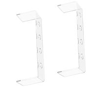 jiingekk Estante acrílico para botellas de vino, 2 unidades, organizador de encimera que ahorra espacio, para cocina, pubs y decoración del hogar, soporte para tapón de vino