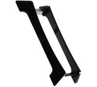 jiingekk Estante de exhibición acrílico con diseño elevado para dispositivos de sonido dedicados, función de silicona antideslizante, estación de acoplamiento negra y transparente