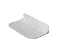 jiingekk Estante de pared plegable de 2 tamaños, para baño, inodoro, mesita de noche, teléfono, sin perforaciones, almacenamiento de dormitorio, WiFi, estantes de noche montados en la pared