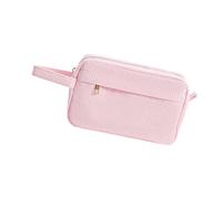 jiingekk Estuche de pana de gran capacidad para lápices, bolsa estética, organizador de escritorio para estudiantes, bolsa de gran capacidad, a