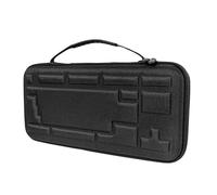 jiingekk Funda de transporte para teclado con bolsillo interior de malla para teclados de 84 teclas, 75% de alambre, fácil organización, funda para teclado para viajes
