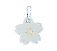 jiingekk Funda para llaves con forma de flor para uso diario que protege las llaves de arañazos y garantiza una fácil gestión de la textura de cuero