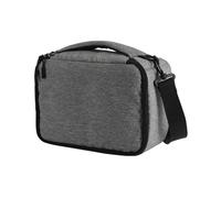 jiingekk Funda protectora a prueba de golpes, bolsa de carrete portátil, organizador de aparejos de pesca, bolsa de almacenamiento a prueba de salpicaduras, gris, S