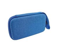 jiingekk Funda rígida para bolígrafos de impresión, durabilidad, tela Oxford, diseño portátil, para niños, manualidades, a prueba de golpes, organizadores de bolígrafos, Blue