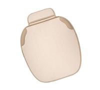 jiingekk Fundas protectoras de lino para asientos de automóvil con propiedades de absorción, cojines de vehículo para mayor comodidad de conducción, fundas delanteras con aspecto de seda