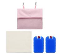 jiingekk GuineaPigs & Rabbits - Envoltura de hielo para jaula, accesorios de casa de refrigeración para mascotas, tipo colgante para conejos, jaula de refrigeración