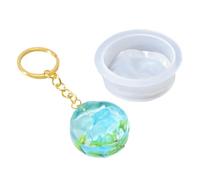 jiingekk Llavero multiusos de cubo profundo para manualidades de resina epoxi, decoraciones elegantes y estilos personalizados, regalos