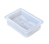 jiingekk Llavero multiusos de cubo profundo para manualidades de resina epoxi, decoraciones elegantes y estilos personalizados, regalos