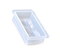 jiingekk Llavero multiusos de cubo profundo para manualidades de resina epoxi, decoraciones elegantes y estilos personalizados, regalos