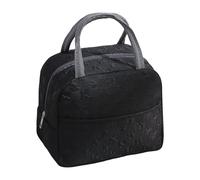 jiingekk Lonchera térmica de tela Oxford de alta calidad, diseño resistente al agua, múltiples compartimentos, almacenamiento de comidas para viajes diarios, rejilla de burbujas, bolsa térmica de