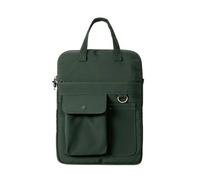 jiingekk Maletín para portátil de 14 pulgadas con cremalleras antirrobo, correa de hombro ajustable para viajeros, negocios, profesionales, bolsa para laptop de gran capacidad, Green