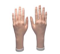 jiingekk Modelo profesional de entrenamiento de uñas de resina suave realista para proyectos de salón y hogar, realista y flexible para exhibición de arte de uñas, talla única, como se describe