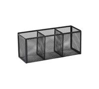 jiingekk Organizador de escritorio de 3 o 4 compartimentos, caja de almacenamiento de lápices de gran capacidad, suministros de oficina, organizador de escritorio de gran capacidad, caja de
