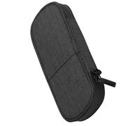 jiingekk Organizador eficiente de suministros para diabéticos, bolsa de almacenamiento con aislamiento térmico, diseño resistente, funda aislada de PVC, Black, Talla única