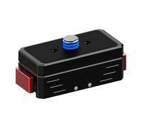 jiingekk Placa de montaje para cámaras, adaptadores de rosca de 1/4, aleación de aluminio, montaje de cámara de acción