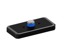 jiingekk Placa de montaje para cámaras, adaptadores de rosca de 1/4, aleación de aluminio, montaje de cámara de acción