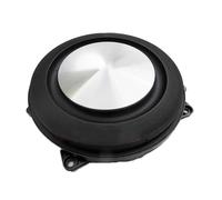 jiingekk Placa de radiador pasivo de graves de 10 cm para diafragma de bajo, accesorios de diafragma de repuesto de metal