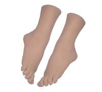 jiingekk Práctico maniquí de pie impreso para merchandising visual, referencia artística, textura de hueso natural, diseños inferiores resistentes, modelo de pie femenino para fotografía