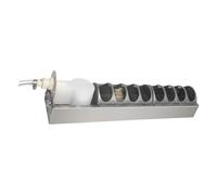 jiingekk Regadera automática para aves de corral a prueba de óxido, superficies lisas de fácil mantenimiento, ideal para pollos de patio trasero y bebedor de pollo resistente a las granjas grandes