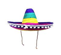 jiingekk Sombreros mexicanos de ala ancha, a prueba de sol, sombrero de paja para sesión de fotos, sombrero unisex para adultos, sombreros de carnaval, disfraz de paja con protección solar
