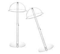 jiingekk Soporte acrílico multifuncional para gorras, estante de exhibición de sombreros de moda, textura acrílica para colección de sombreros y exhibiciones necesarias