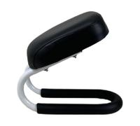 jiingekk Taburete ajustable de múltiples ángulos con superficies de poliuretano transpirable y base de metal para práctica espiritual, cojín de esponja alta