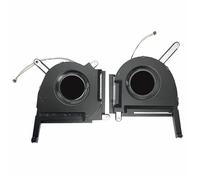 jiingekk Ventilador de refrigeración profesional de CPU GPU para modelos FX507ZM FX507ZR, mejora la disipación térmica, mantenimiento de construcción de metal, repuesto de ventilador de refrigeración