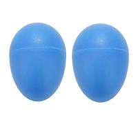 Jiklophg 1 par de maracas musicales de percusión de plástico, color azul