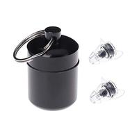 Jiklophg 1 par de tapones de silicona suave con cancelación de ruido para los oídos, protección reutilizable, tapones para los oídos, reducción de ruido para viajes, bandas de barra de DJ (negro)