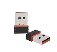 Jiklophg 2 unidades 150 Mbps Mini USB Tarjeta de Red Inalámbrica 2.4G Adaptador Wifi WLAN IEEE802.11N USB2.0 Receptor Wifi para Tablet/PC/TV Box