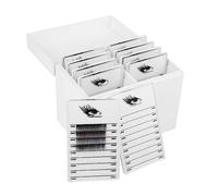 Jiklophg Caja Almacenamiento PestañAs 10,Organizador Maquillaje, de Pegamento para PestañAs, Soporte para PestañAs, de ExtensióN de PestañAs para Injerto