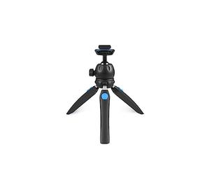 Jiklophg Mini Soporte PortáTil Multifuncional VLOG TríPode Estabilizador en con Clip para Steady Shot Soporte AntivibracióN, Azul