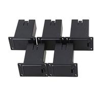 Jiklophg Negro Sostenedor de Batería de Guitarra 9V Fonocaptor de Bajo Guitarra Paquete de 5