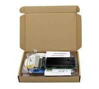 Jiklophg Servidor PCI-E -Port RJ45 1X PCIe X1 82576 Chip 10/100/1000Mbps LAN Servidor de Cuatro Puertos Tarjeta de Red Gigabit