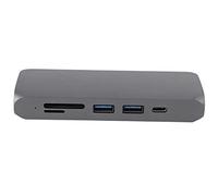 Jiklophg Tipo C una Vga Adaptador de Concentrador Vga PD USB 3.0X2 SD/TF Convertidor para Pro/Pc/Switch/Meeting/Game