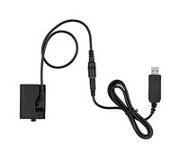 Jikoiuty -E10 5 V USB Dummy batería DC acoplador adaptador (para LP-E10) para Rebel T3 / T5 / T6 / T7 / T100