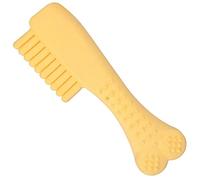 Jildouf Juguete para masticar cepillo de dientes para perros | Juguete indestructible con forma de peine de púas de goma para perros, juguetes interactivos para perros TRP naturales más resistentes,