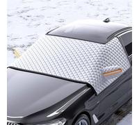 JILEIOK Coche Protector Parabrisas para Volvo S60 2001-2025, Invierno Parabrisa Funda Cubierta de Nieve Impermeable Parasol con Tiras Reflectantes,B/175 * 115cm