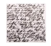 Jilibaba - Carpeta de plástico para repujado, plantilla de texto escrito a mano para álbumes de recortes, tarjetas, álbum de fotos, invitaciones, bricolaje
