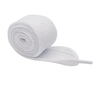 Jilibaba Cordones planos extra anchos de 4 cm de ancho, cordones de repuesto para zapatos para mujeres, hombres y niños, zapatos casuales, color blanco, 140 cm